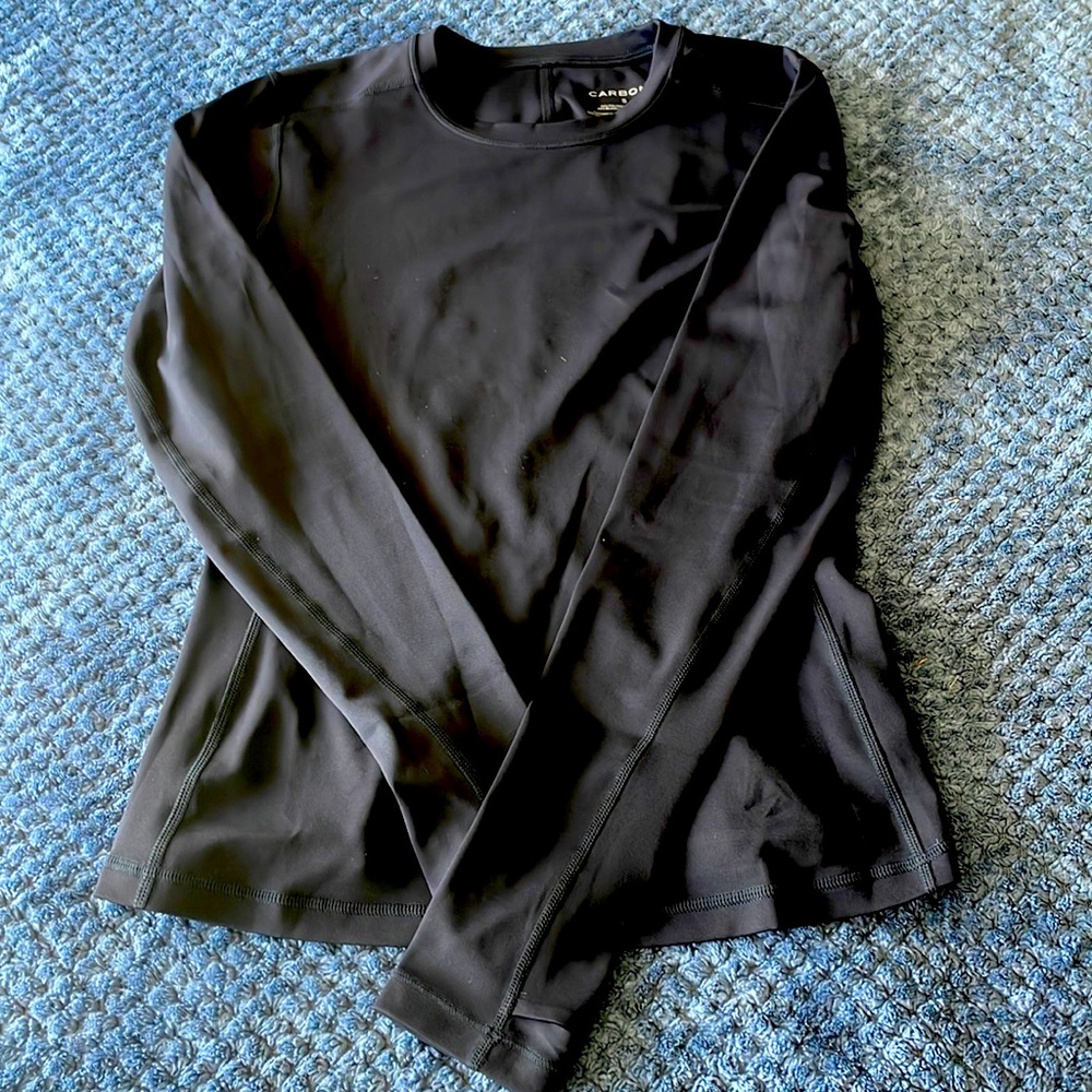 Carbon38 long sleeve Diamond compression work out top each